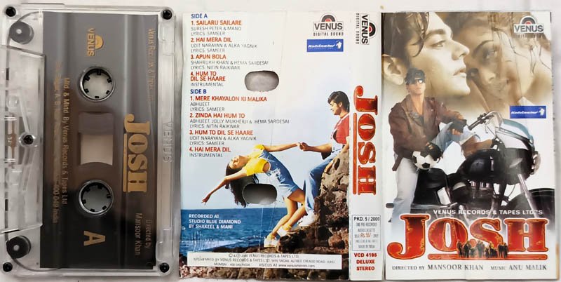 Josh Hindi Audio Cassette By Anu Malik