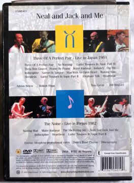 King Crimson Neal and Jack and Me Dvd