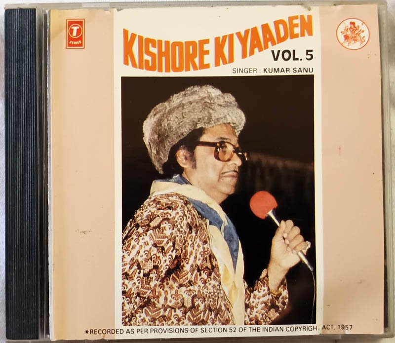 Kishore Kumar Vol.5 Hindi Audio Cd