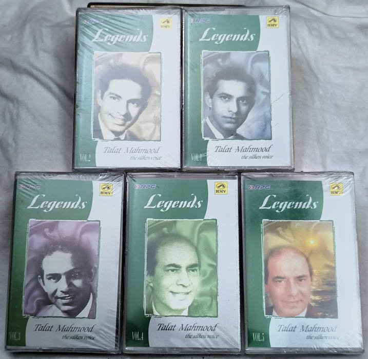 Legends Talat Mahmood The Silken Voice Vol 1 to 5 Audio Cassette