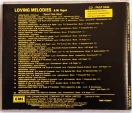 Loving Melodies A M Rajah Tamil Film Audio cd