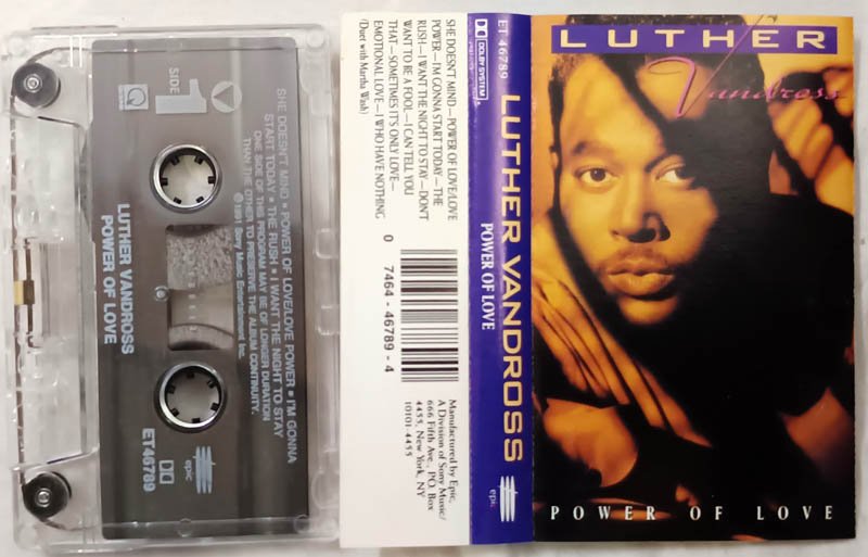 Luther Vandross Power of Love Audio Cassette