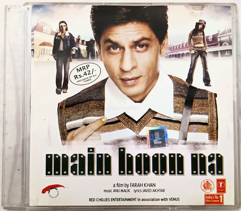 Main Hoon Na Hindi Audio Cd By Anu Malik