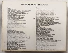 Many Moods Yesudas Hindi Audio Cassette