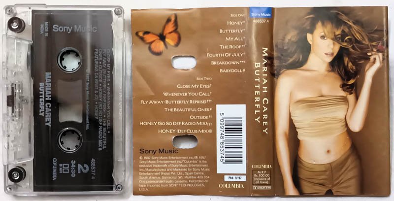 Mariah carey Butterfly Audio Cassette