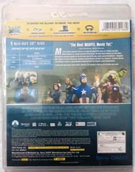 Marvel Avengers 3D Movie Blu-Ray Disc