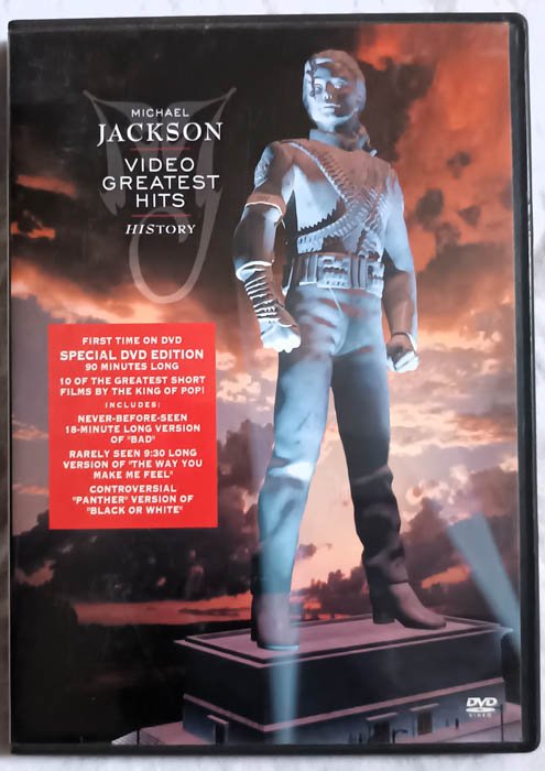 Michael Jackson Video Geeast Hits History Dvd