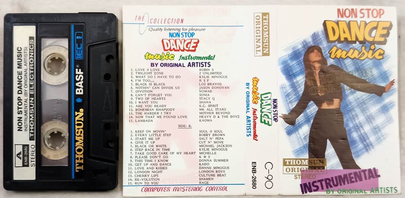 Non Stop Dance Music Instrumental Audio Cassette