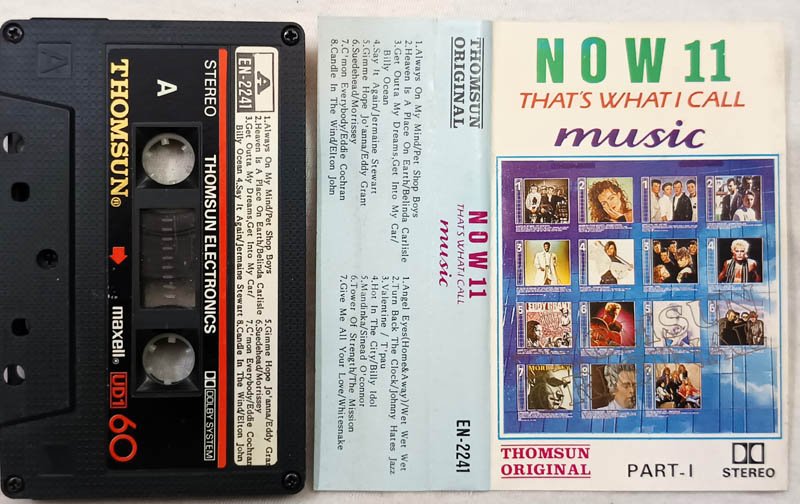 Now 11 Thats What I Call Music part-1 Audio Cassette