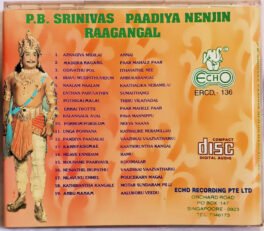 P B Srinivos Paadiy Nenjin Raaganagl Tamil Audio cd