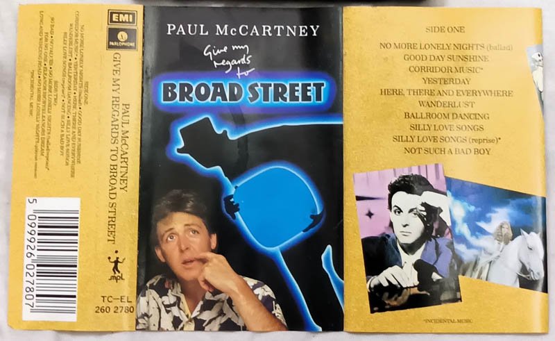 Paul Mccartney Braod Street Audio Cassette