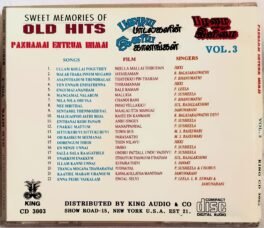 Pazhamai Endrum Inimai Old Hits Vol 3 Tamil Audio cd