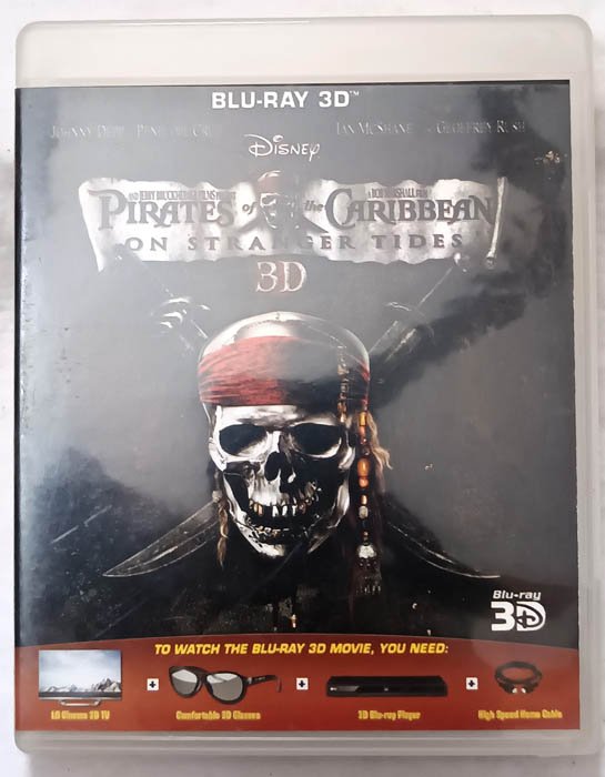 Pirates of the Caribbean on Stranger Tides Movie Blueray 3D