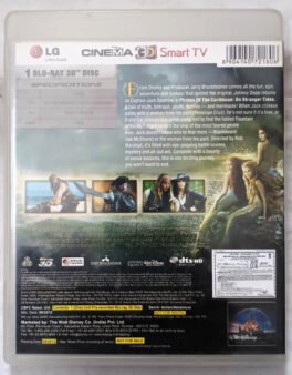 Pirates of the Caribbean on Stranger Tides Movie Blu-Ray 3D