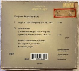 Rautavaara Angel of Light Audio Cd