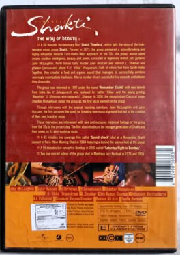 Remember Shakti The Way of Beauty John McLaughlin -Zakir Hussain Dvd