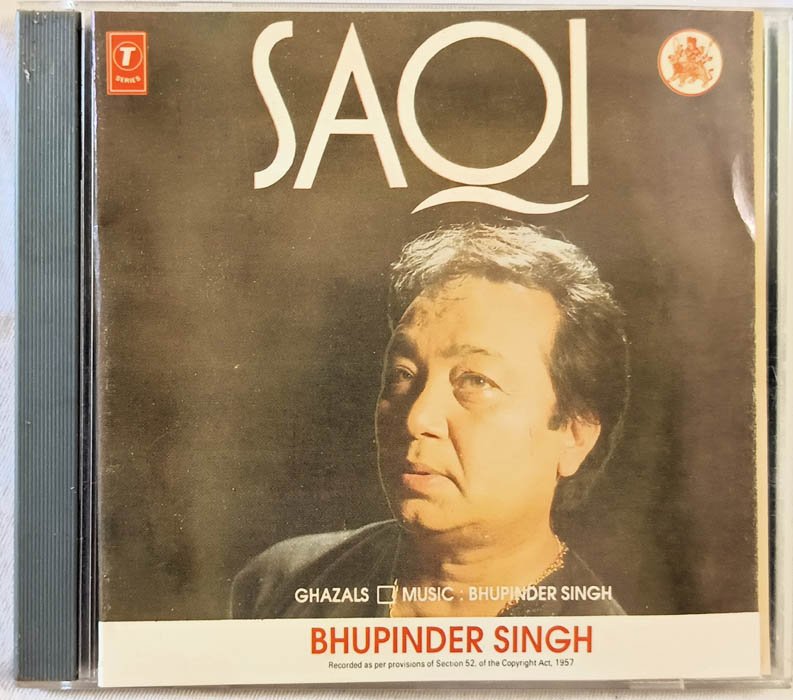 Saol Ghazals Bhupinder Singh Hindi Audio Cd