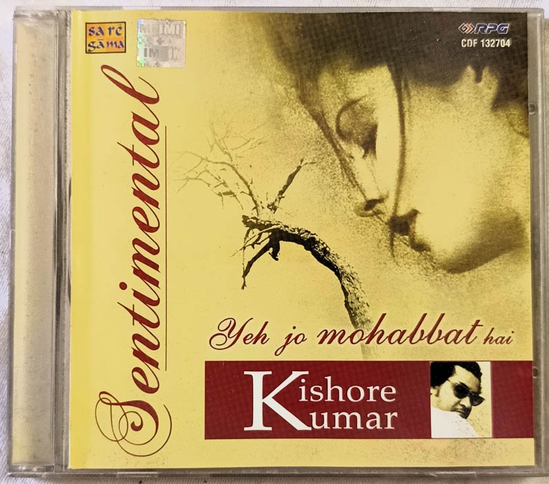 Sentimental Kishore Kumar Yeh jo Mohabat Hai Hindi Audio Cd