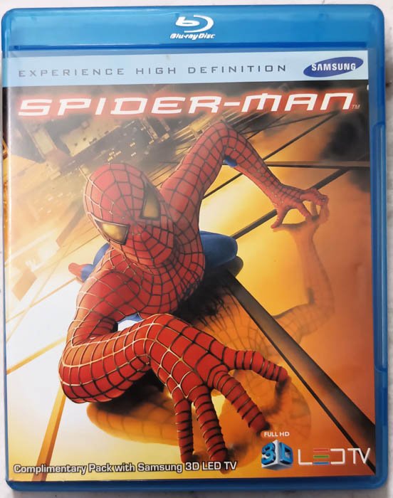 Spider-Man Movie Blueray Disc