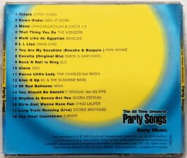 The All Time Greatest Party Songs Audio cd