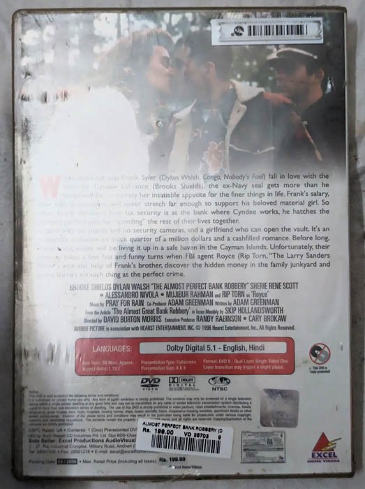 The Almost Perfect Bank Robbery Film Dvd