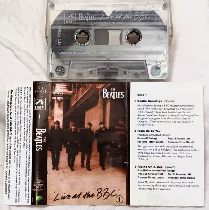 The Beatles Live at the BBC Vol 1 Audio Cassette
