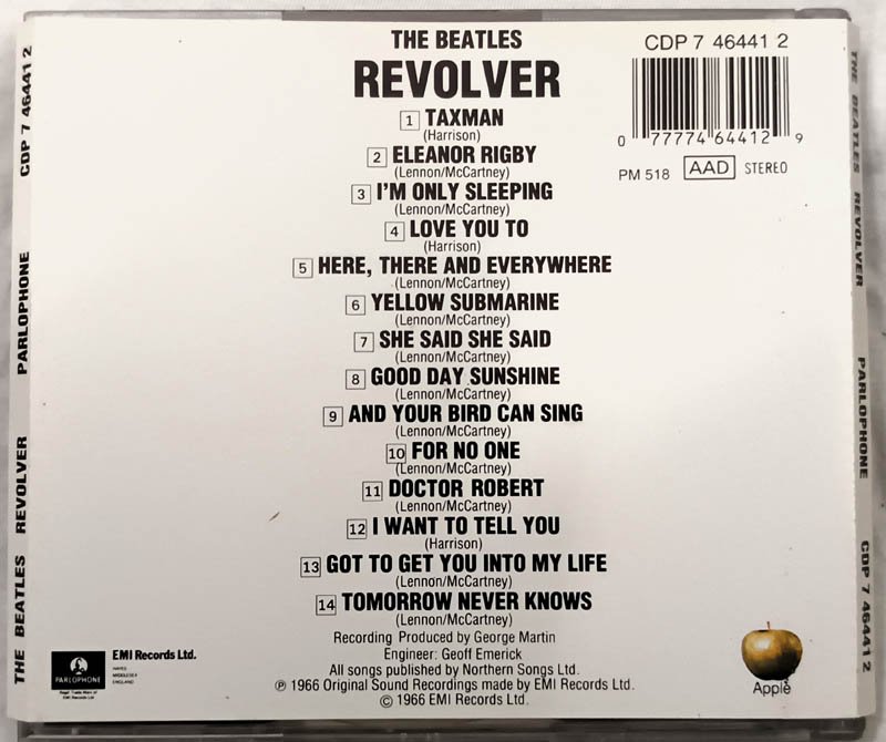 The Beatles Revolver Parlophone Audio Cd.
