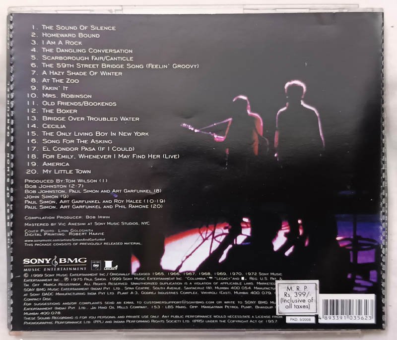 The Best of Simon and Garfunkel Audio Cd