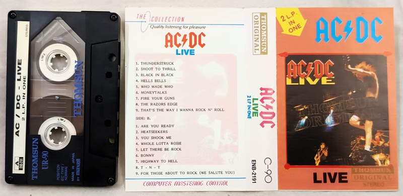 The Collection Ac Dc Live Audio Cassette