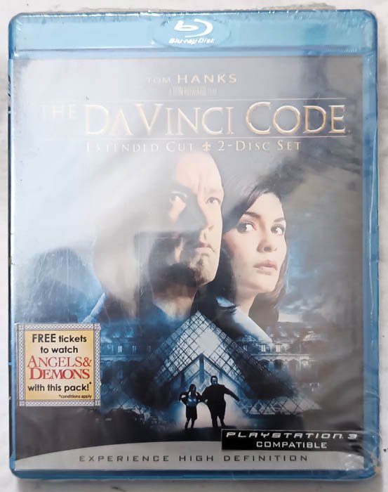 The Davinci Code Movie Blue Ray Disc