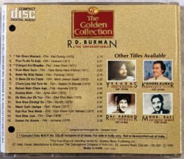 The Golden Collection R.D.Burman Unforgettable Hindi Audio Cd