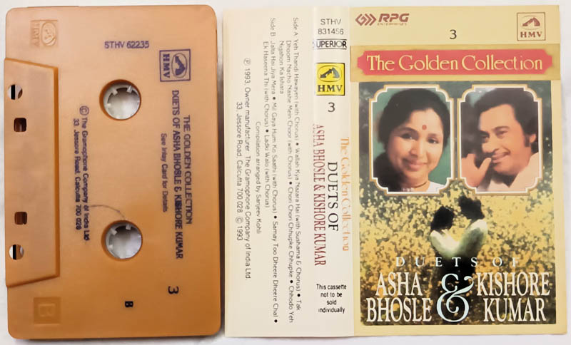 The Golden Collection Duets of Asha Bhosle-Kishore Kumar Hindi Audio Cassette
