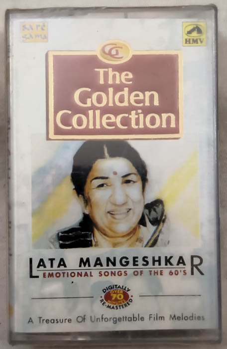 The Golden Collection Lata Mangeshkar Emotional Songs of the 60s Hindi Audio Cassette