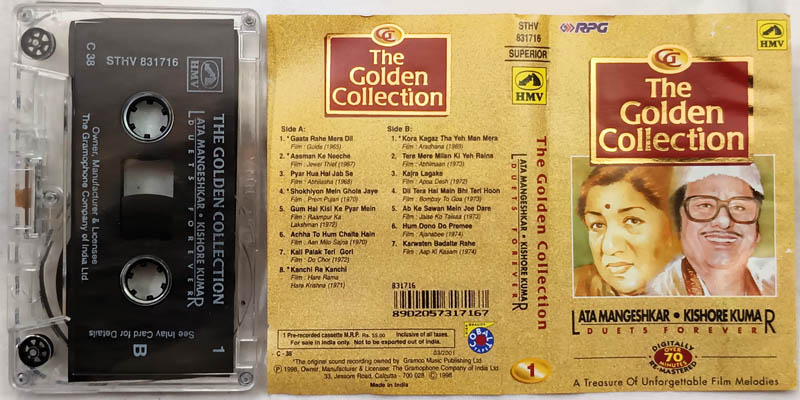 The Golden Collection Lata Mangeshkar-Kishore Kumar Vol.1 Hindi Audio Cassette