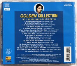 The Golden Collection Lata Sentimental Hindi Audio Cd