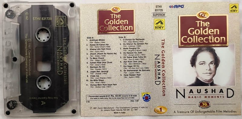The Golden Collection Naushad Magic Moments Hindi Audio Cassette.....