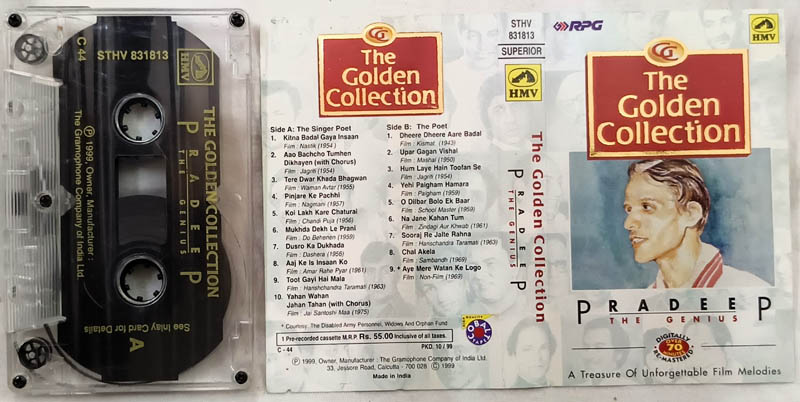 The Golden Collection Pradeeep The Genius Hindi Audio Cassette