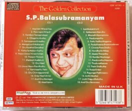 The Golden Collection S P Balasubrahmanyam Tamil Audio cd
