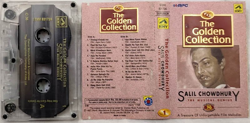 The Golden Collection Salil Chowdhury The Musical Genius Hindi Audio Cassette