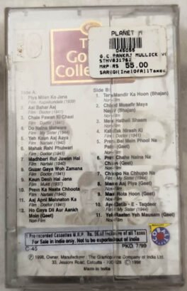The Golden Collection The Best of Pankaj Mullick Hindi Audio Cassette Sealed Pack