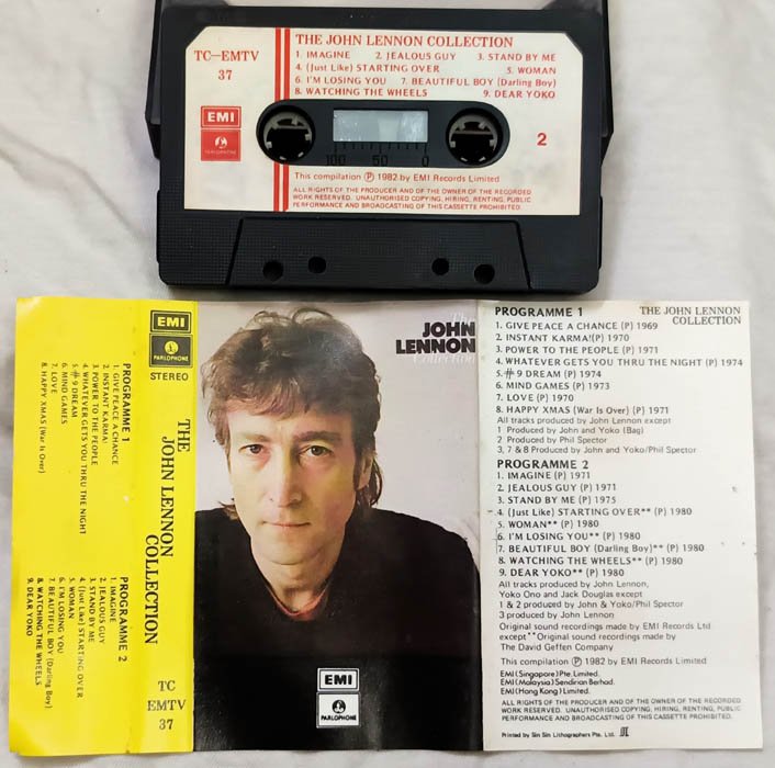 The John Lennon Collection Audio Cassette