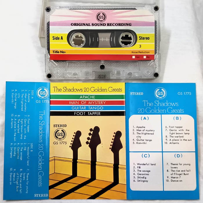 The Shadows 20 Golden Greats Audio Cassette
