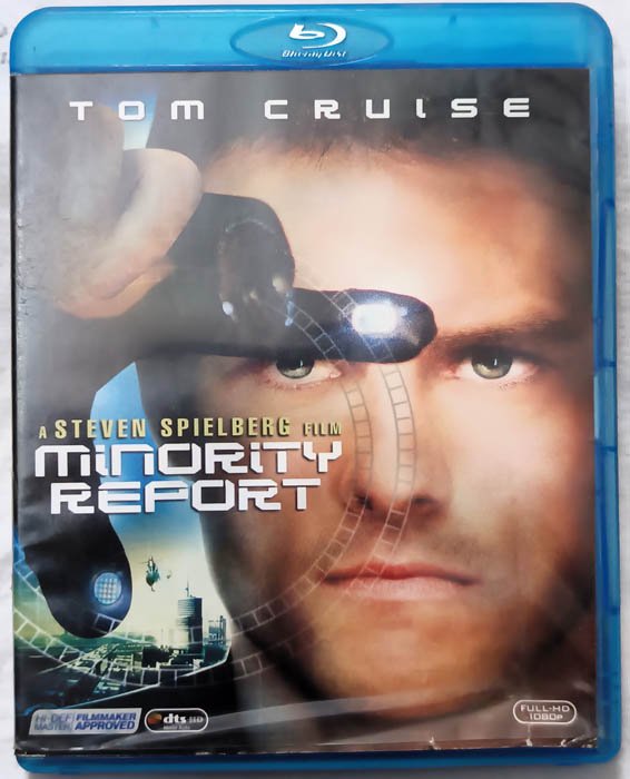 Tom Cruise Minority Report Movie Blueray Disc