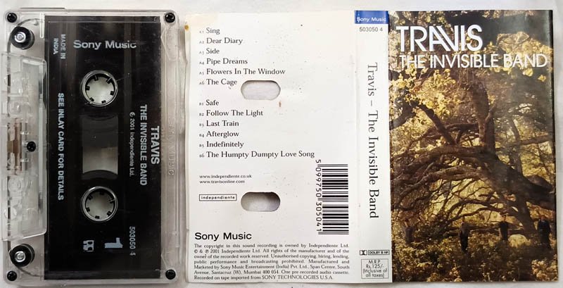 Travis The Invisible Band Audio Cassette