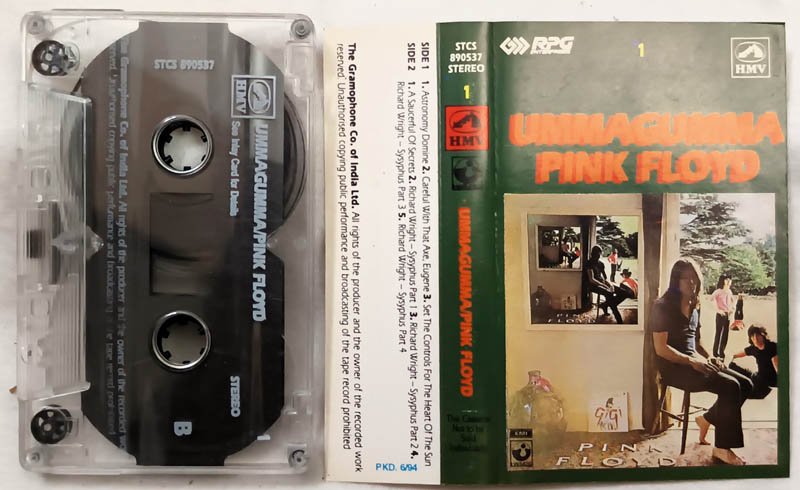 Umma Gumma Pink Floyd Englis Audio Cassette