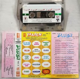 Yaaden Vol.2 Hindi Audio Cassette By Babla Mehta-Vandana Bajpai