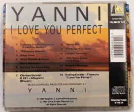 Yanni I Love You Perfect Audio Cd