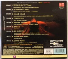 Yuvvraaaj Hindi Audio Cd By AR Rahman