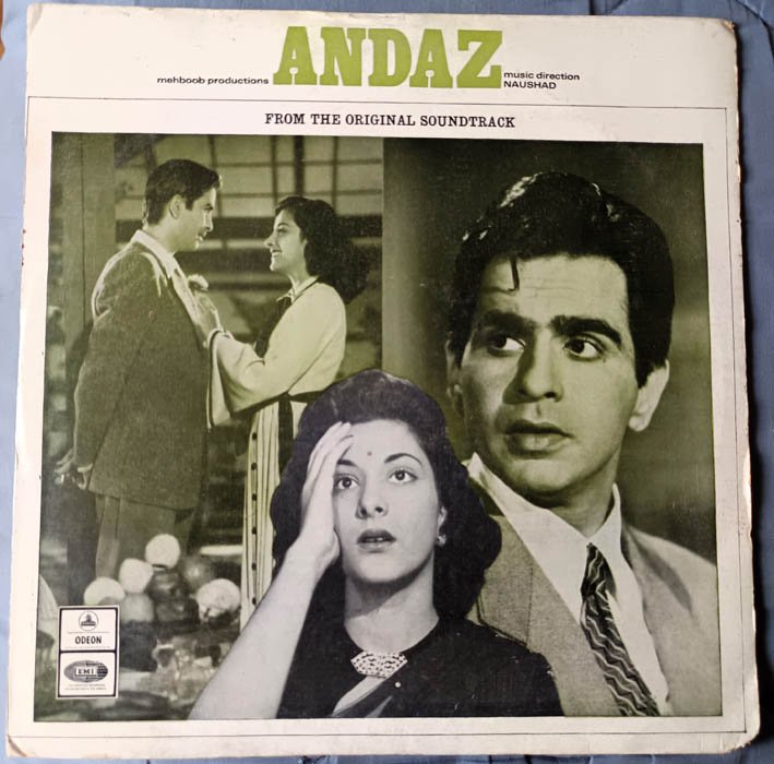 Andaz Hindi Vinyl Records LP By Naushad