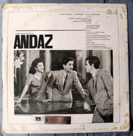 Andaz Hindi Vinyl Records LP By Naushad
